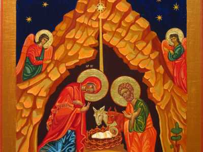 Icona raffigurante La Nativit�